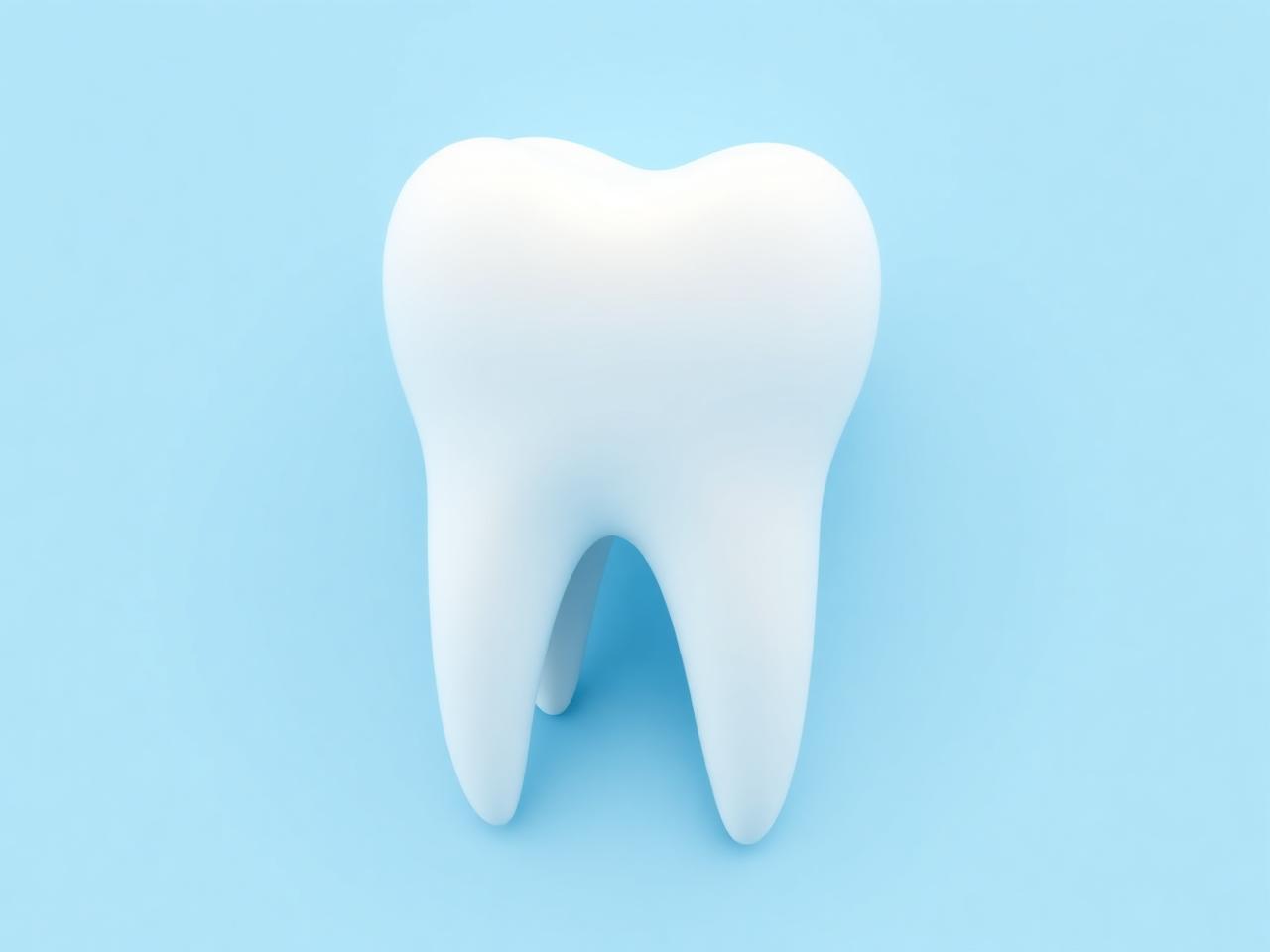 3D rendering of a healthy tooth